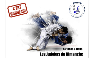 Nouvelle séance à la rentrée :Les Judokas du dimanche