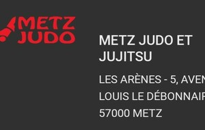 Entraînement en commun au Judo club de Metz